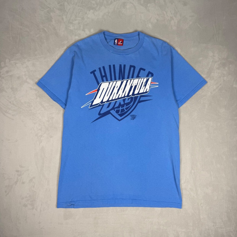 Y2K Mens Majestic Oklahoma City Thunder Kevin Durant Durantula Graphic Tee M